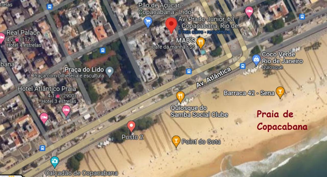 リオデジャネイロApartamento Em Copacabana Na Quadra Da Praiaアパートメント エクステリア 写真